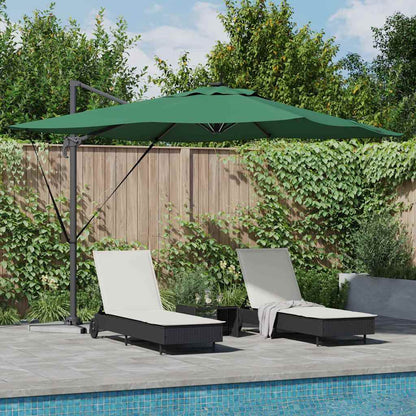 Umbrella 286 x 284 x 270 cm Aluminium and Polyester Green