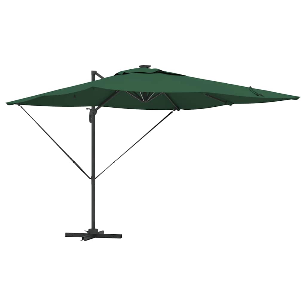Umbrella 286 x 284 x 270 cm Aluminium and Polyester Green