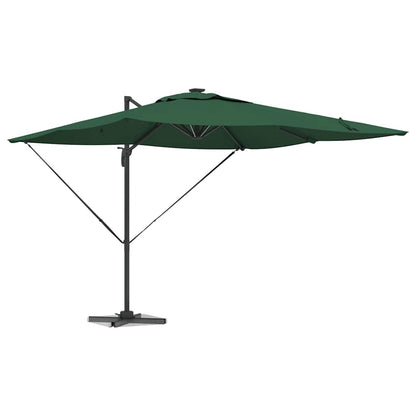 Umbrella 286 x 284 x 270 cm Aluminium and Polyester Green