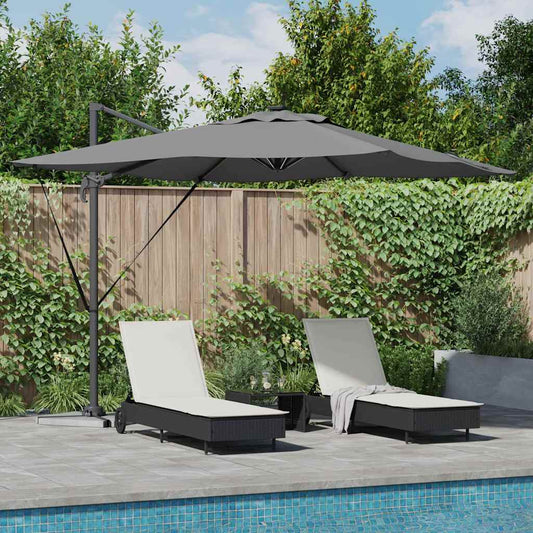 Umbrella 286 x 284 x 270 cm Aluminium and Polyester Anthracite