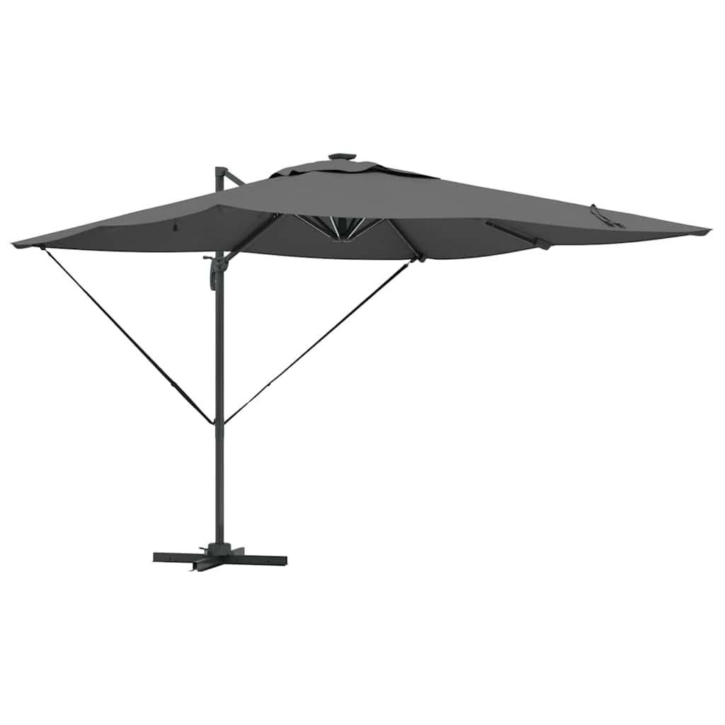 Umbrella 286 x 284 x 270 cm Aluminium and Polyester Anthracite