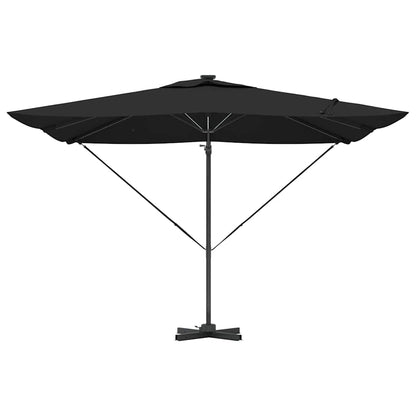 vidaXL Umbrella Black 286 x 284 x 270 cm Aluminium and Polyester 6
