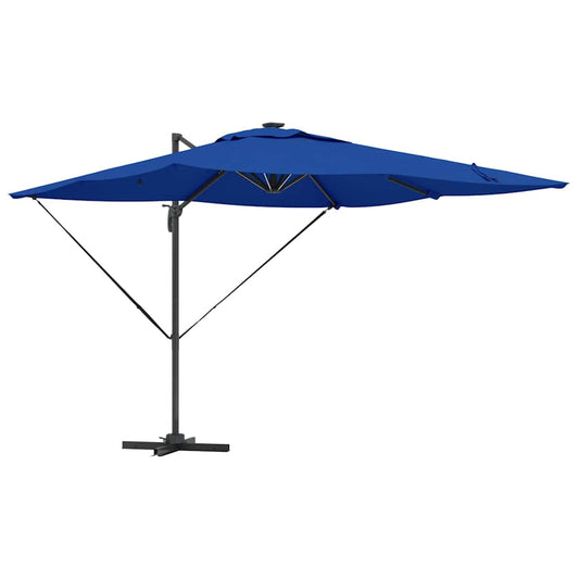 vidaXL Umbrella Azure Blue 286 x 284 x 270 cm Aluminium and Polyester 2