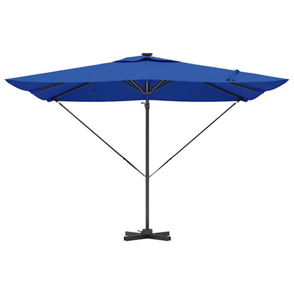 vidaXL Umbrella Azure Blue 286 x 284 x 270 cm Aluminium and Polyester 6