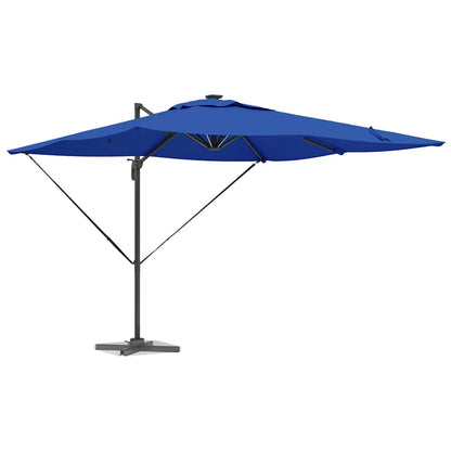 Umbrella 286 x 284 x 270 cm Aluminium and Polyester Azure blue