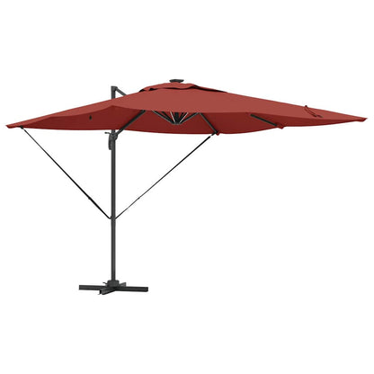 vidaXL Umbrella Terracotta 286 x 284 x 270 cm Aluminium and Polyester 2