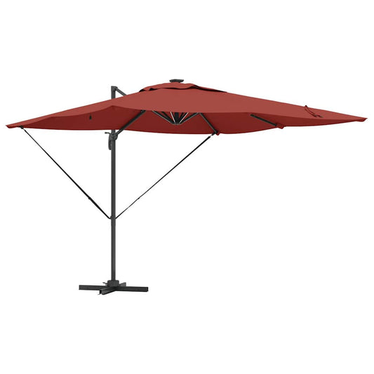 vidaXL Umbrella Terracotta 286 x 284 x 270 cm Aluminium and Polyester 2