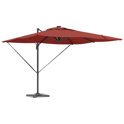 vidaXL Umbrella Terracotta 286 x 284 x 270 cm Aluminium and Polyester 3