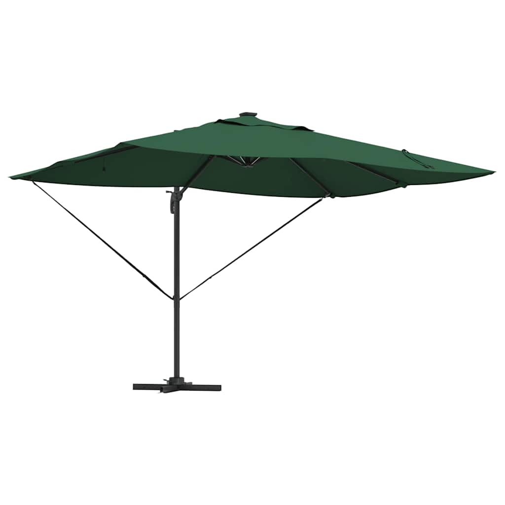 Umbrella 352 x 251 x 265 cm Polyester and Aluminium Green