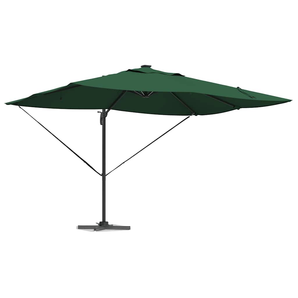 Umbrella 352 x 251 x 265 cm Polyester and Aluminium Green