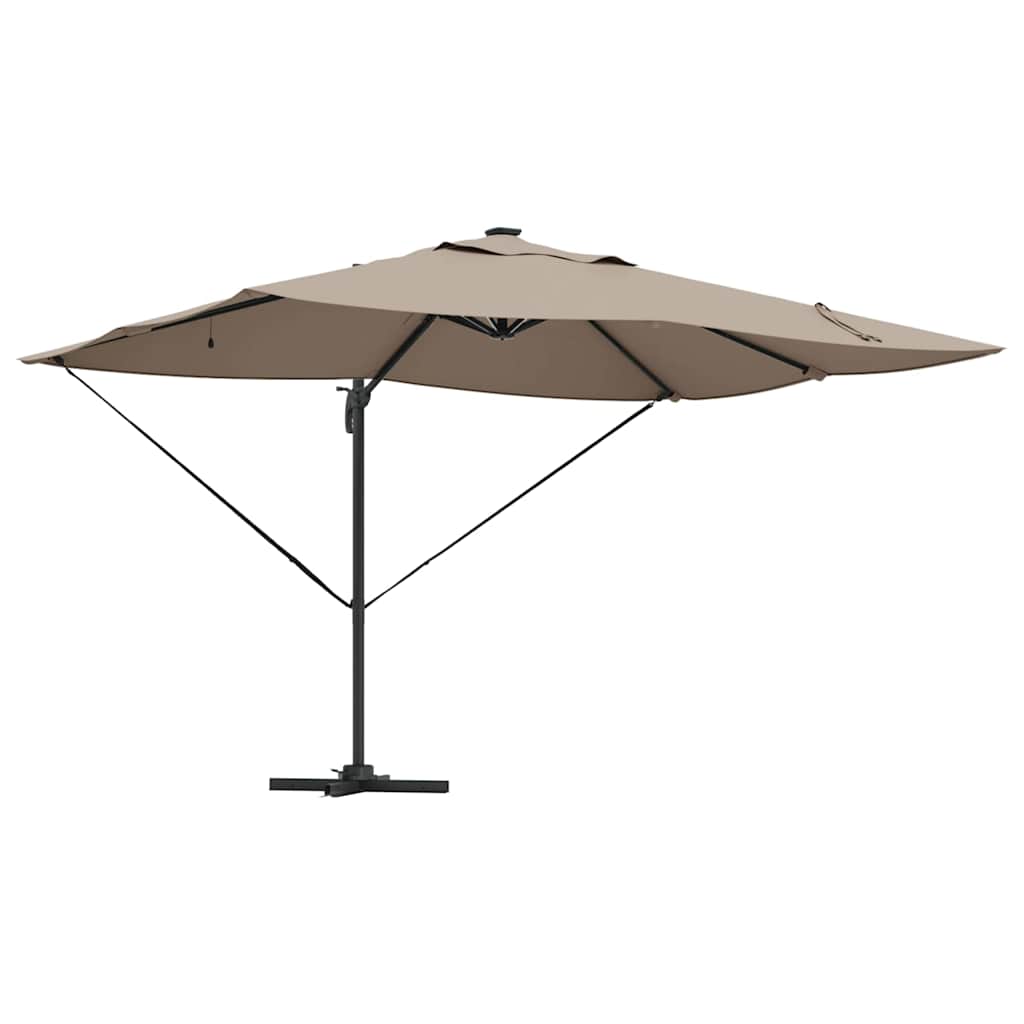 Umbrella 352 x 251 x 265 cm Polyester and Aluminium Taupe