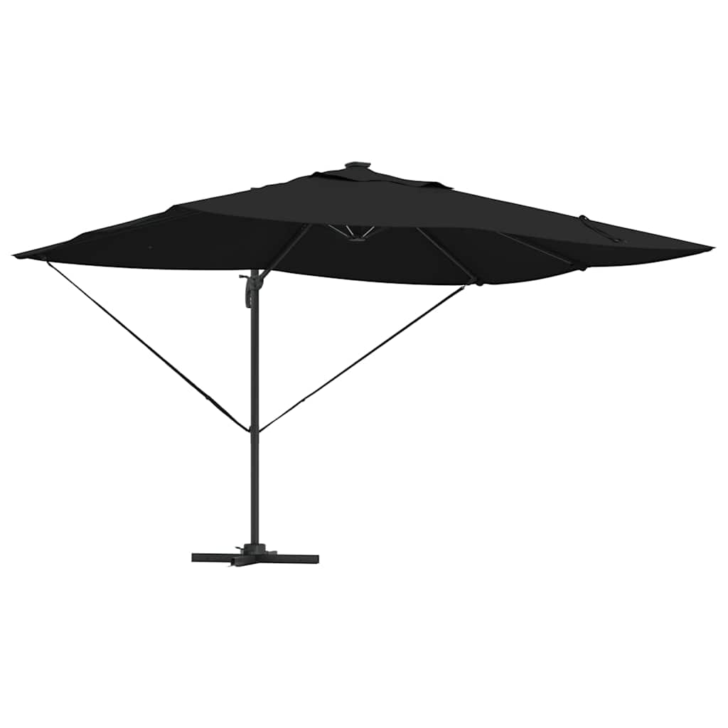 Umbrella 352 x 251 x 265 cm Polyester and Aluminium Black