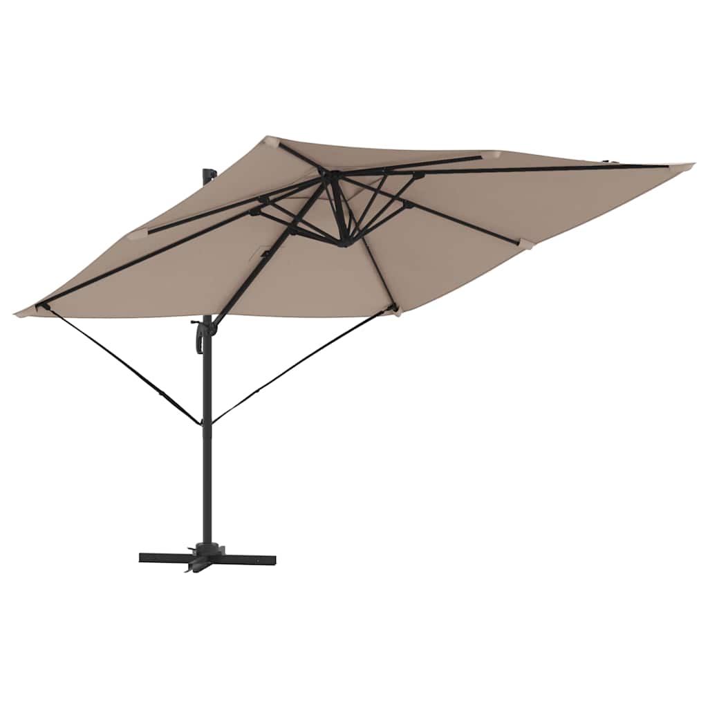 Roma Parasol Rectangular 286 x 284 x 265 cm Taupe
