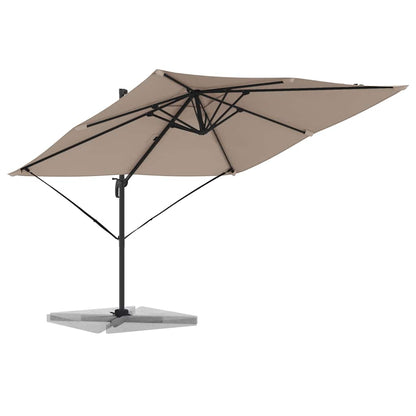 Roma Parasol Rectangular 286 x 284 x 265 cm Taupe