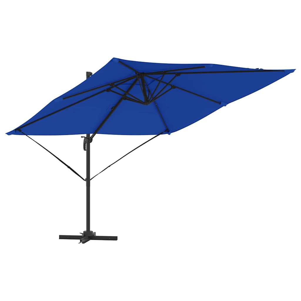 Roma Parasol Rectangular 286 x 284 x 265 cm Azure blue
