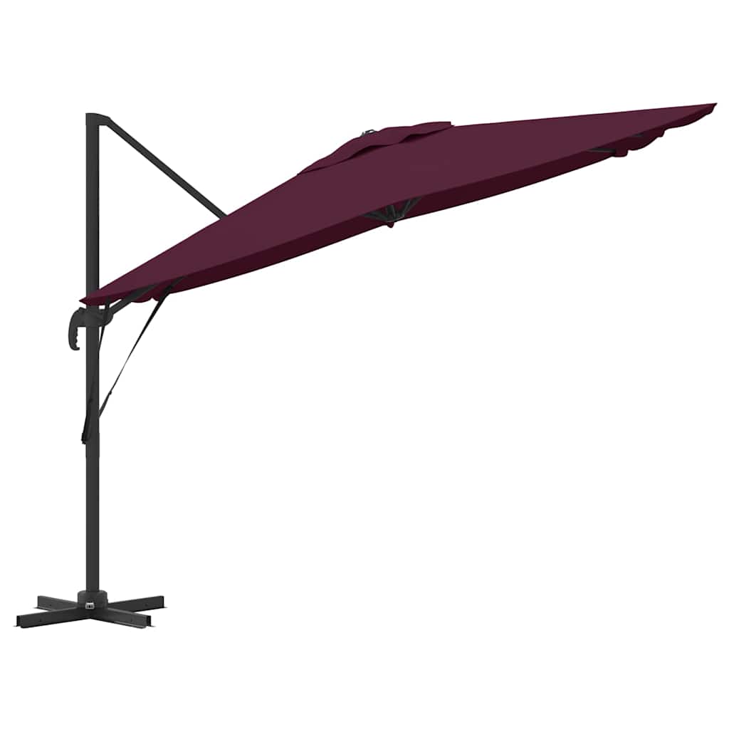 vidaXL Roma Parasol Rectangular 286 x 284 x 265 cm 6