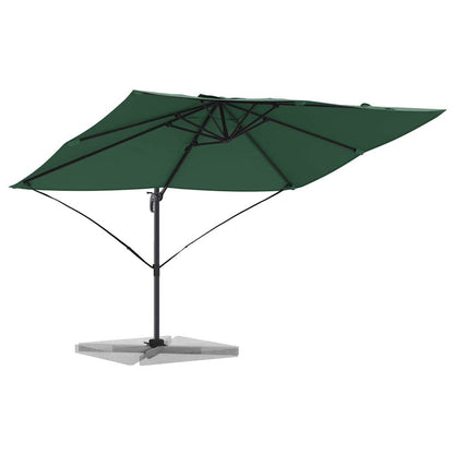 vidaXL Umbrella 351 x 250 x 260 cm Polyester and Aluminium Green 3