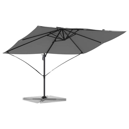 Parasol 351 x 250 x 260 cm Polyester and Aluminium Anthracite
