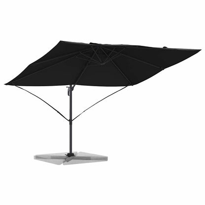 Parasol 351 x 250 x 260 cm Polyester and Aluminium Black
