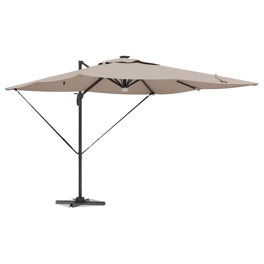 vidaXL Roma Parasol 286 x 284 x 270 cm Aluminium and Polyester 3