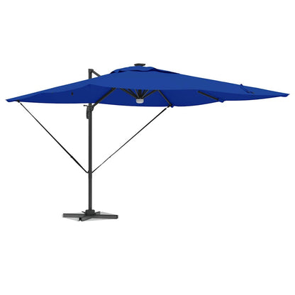 vidaXL Roma Parasol Blue 286 x 284 x 270 cm Aluminium and Polyester 3