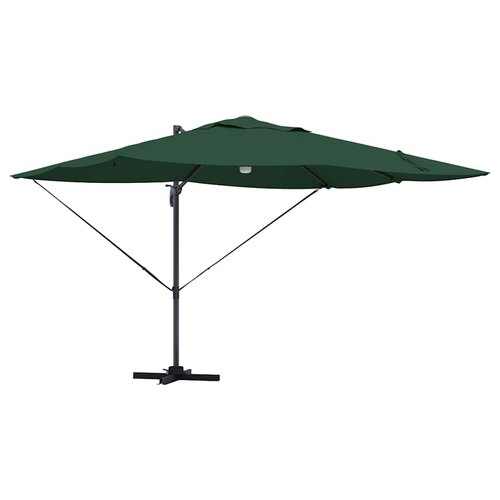 Umbrella 351 x 250 x 253 cm Polyester and Aluminium Green