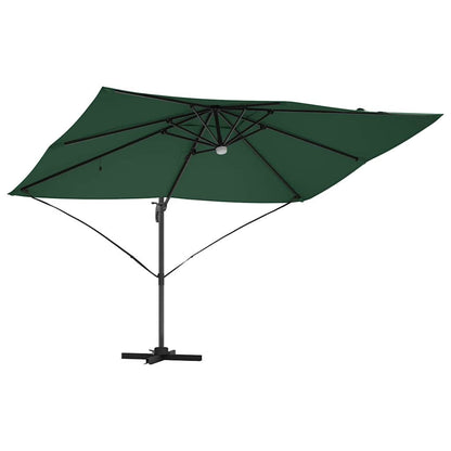 vidaXL Umbrella Green 351 x 250 x 253 cm Polyester and Aluminium 5