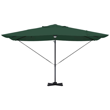 vidaXL Umbrella Green 351 x 250 x 253 cm Polyester and Aluminium 6