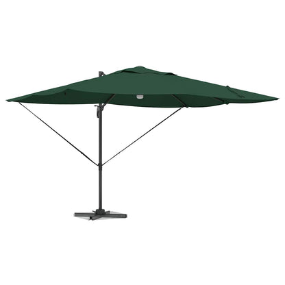 vidaXL Umbrella Green 351 x 250 x 253 cm Polyester and Aluminium 3