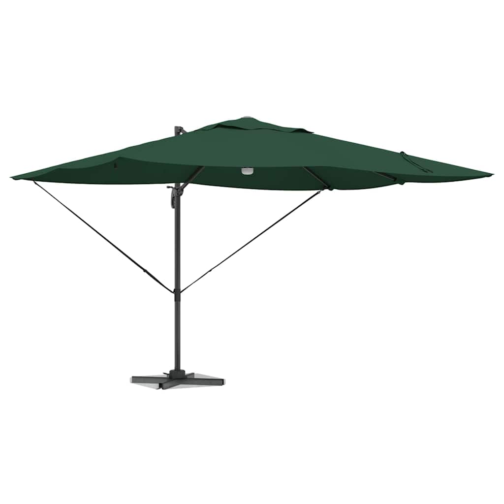 Umbrella 351 x 250 x 253 cm Polyester and Aluminium Green