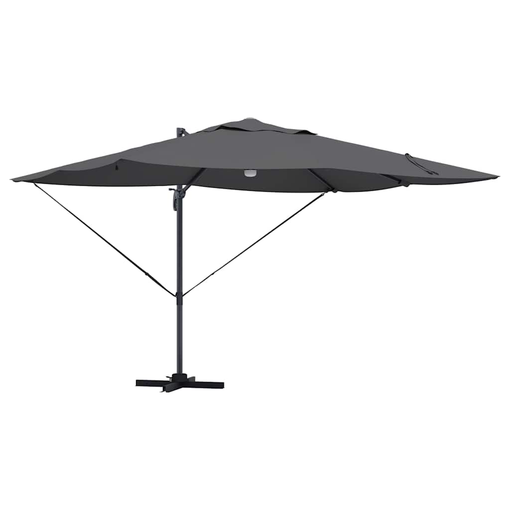Umbrella 351 x 250 x 253 cm Polyester and Aluminium Anthracite