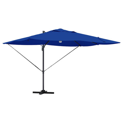 vidaXL Umbrella 351 x 250 x 253 cm Polyester and Aluminium Azurblau 2
