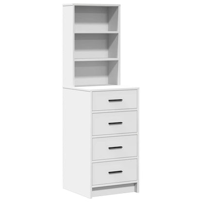 vidaXL Dressing Table 2 pcs White 78.5 x 41 x 135 cm Engineered Wood 6