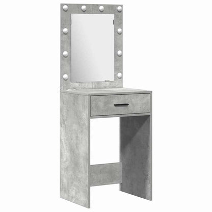 vidaXL Dressing Table 2 pcs Grey 50 x 41 x 135 cm Engineered Wood 5
