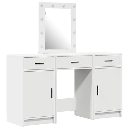 vidaXL Dressing Table White 50 x 41 x 135 cm Engineered Wood 2