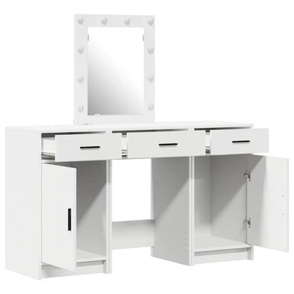vidaXL Dressing Table White 50 x 41 x 135 cm Engineered Wood 5