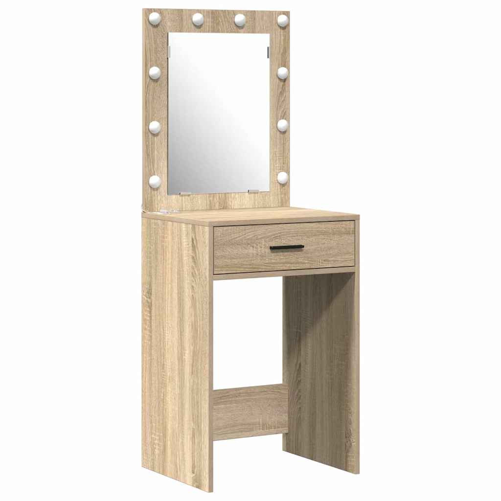 vidaXL Dressing Table Brown 50 x 41 x 135 cm Engineered Wood 5