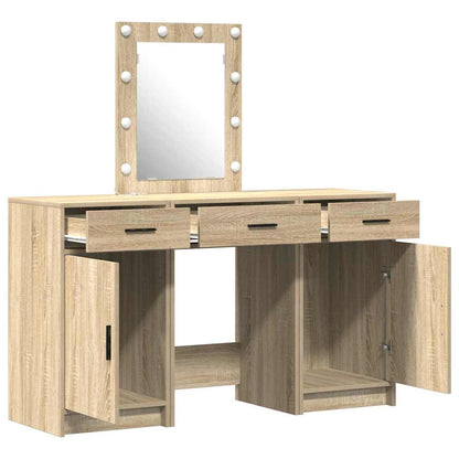 vidaXL Dressing Table Brown 50 x 41 x 135 cm Engineered Wood 6