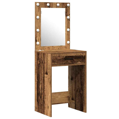 vidaXL Dressing Table Brown 50 x 41 x 135 cm Engineered Wood 5