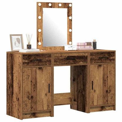 vidaXL Dressing Table Brown 50 x 41 x 135 cm Engineered Wood 3
