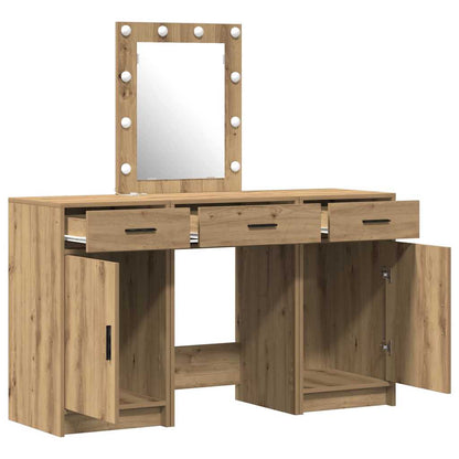 vidaXL Dressing Table Brown 50 x 41 x 135 cm Engineered Wood 6