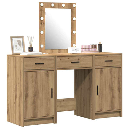 vidaXL Dressing Table Brown 50 x 41 x 135 cm Engineered Wood 3