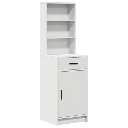 vidaXL Dressing Table Set 2 pcs White Engineered Wood 6