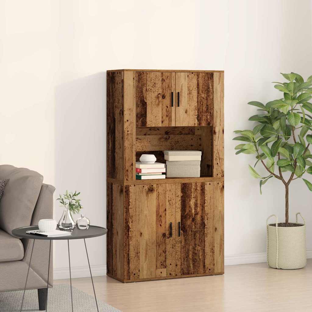 Highboard Engineered Wood Old wood