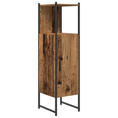 vidaXL Bathroom Furniture Set 4 pcs Brown Engineered wood 5