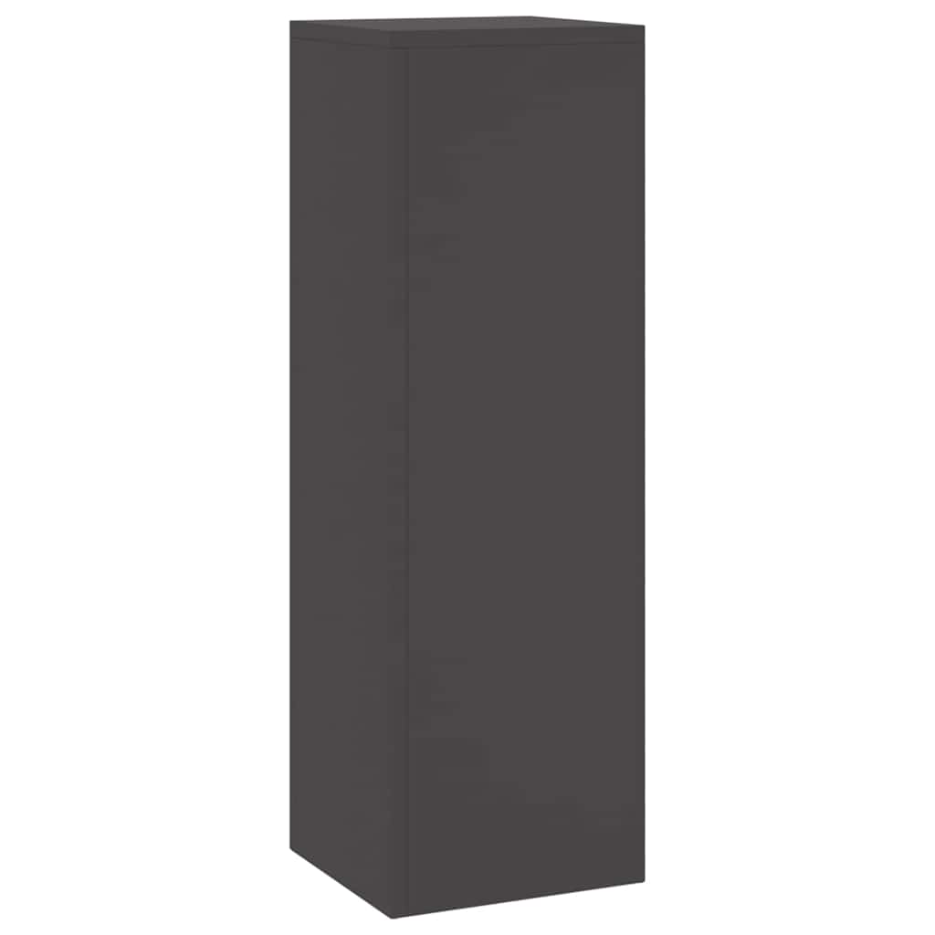 Plant Stand 30 x 30 x 40 cm Steel Black 2x (24 x 24 x 75 cm)