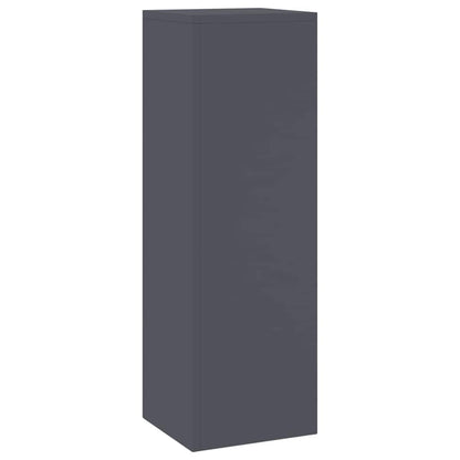 Plant Stand 2 pcs 24 x 24 x 35 cm Steel Anthracite 2x (24 x 24 x 75 cm)