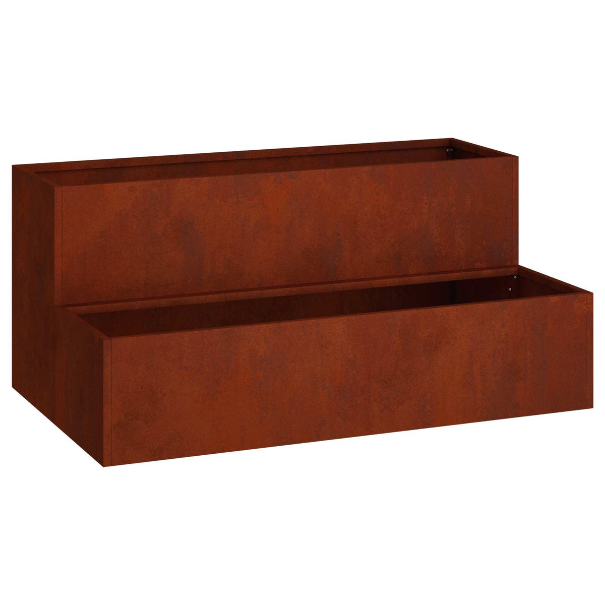 Garden Planter 100 x 60 x 45 cm Cold-rolled Steel Weathering steel