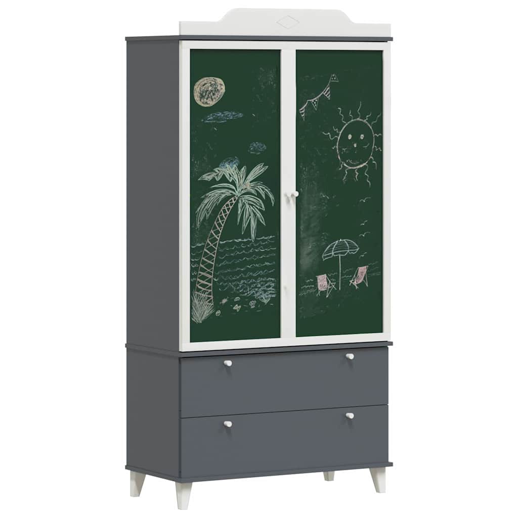 Kids Creative Storage ROROS 90 x 45 x 180 cm Grey