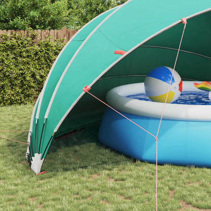 vidaXL Pool Dome 592 x 590 x 275 cm 185T polyester with PU coating 5